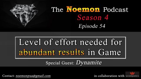 (#54) – Level of effort needed for abundant results in game (Guest Dynamite)